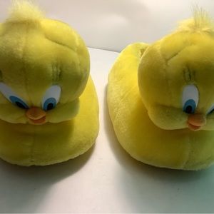 Looney Tunes Tweety Slippers 1998. Size 7, 8